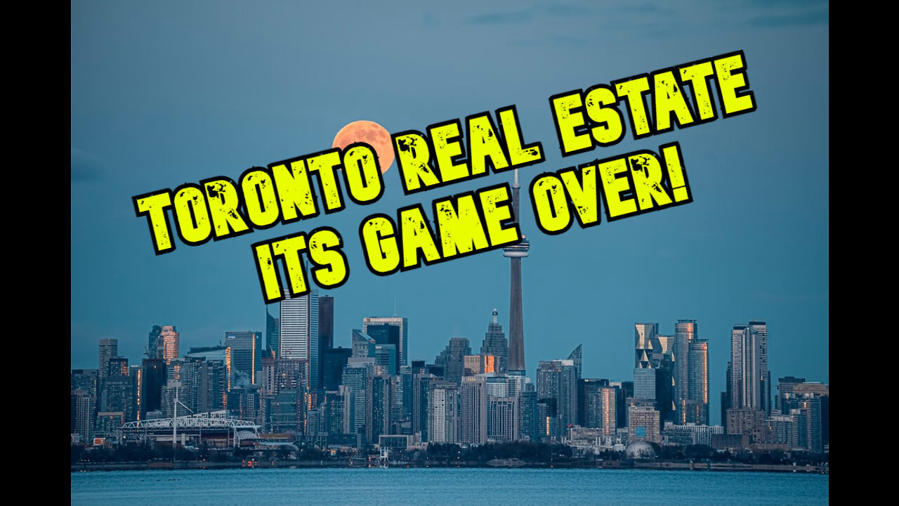 Toronto GTA housing Crashing - Greater Toronto Real Estate Prices Fell $22,000 Over Just A Few Days