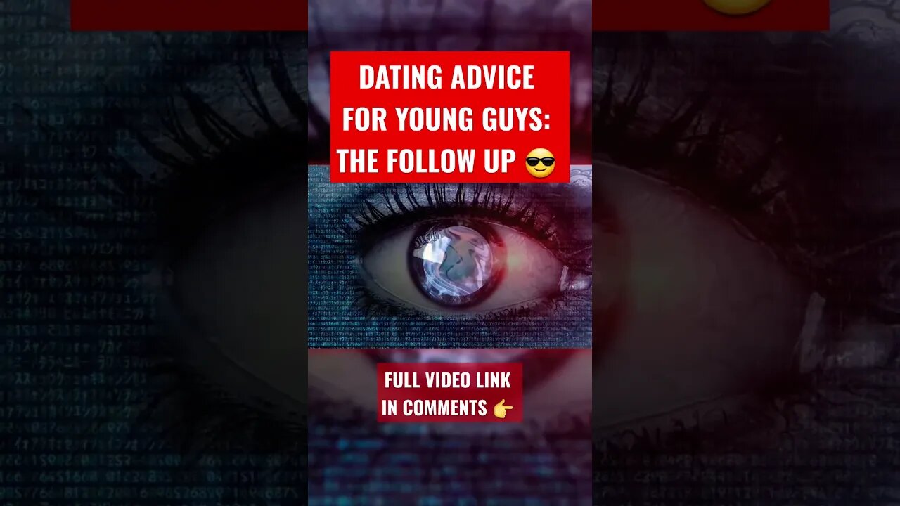 DATING ADVICE FOR YOUNG GUYS: The Follow Up 😎 #shorts