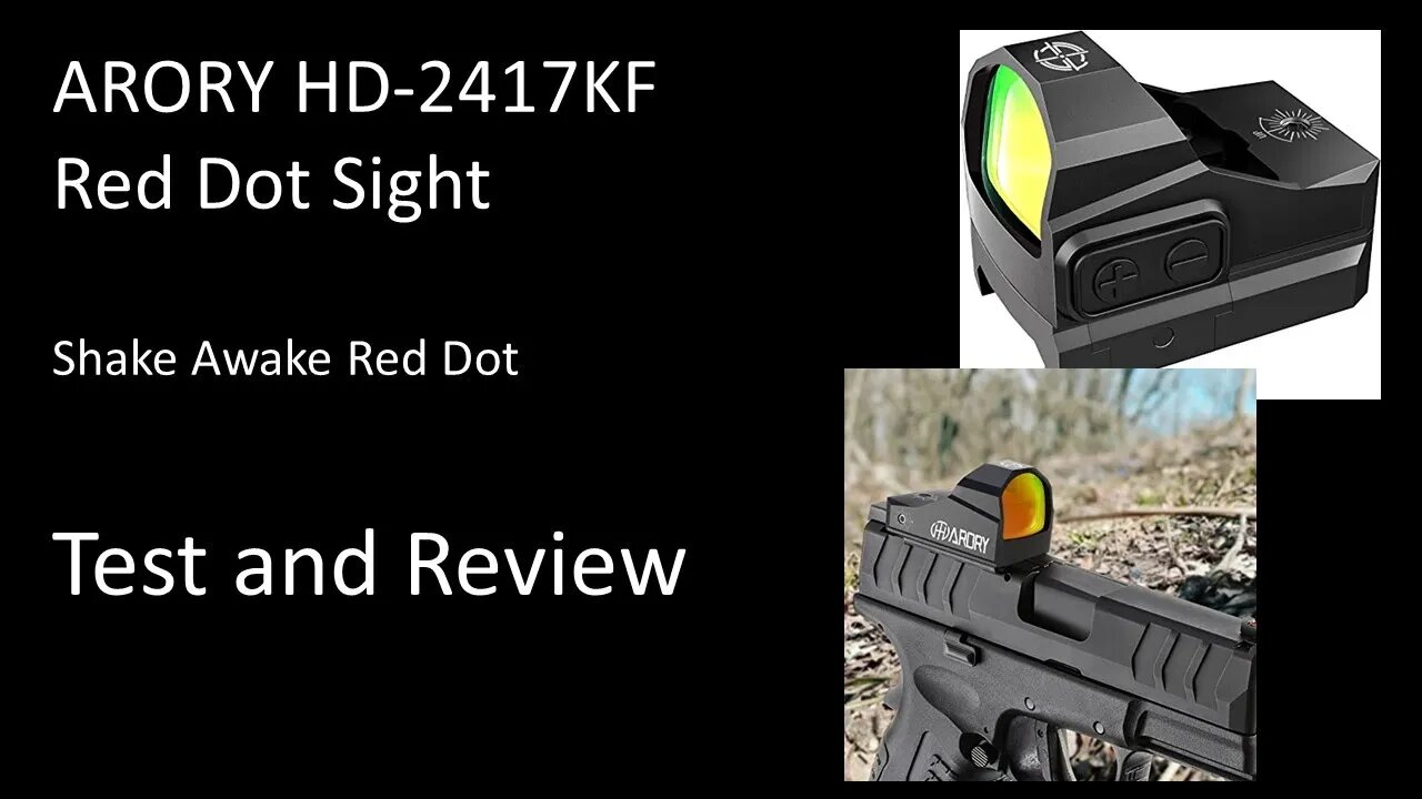 Arory HD-2417KF Reflex Sight **Shake Awake**