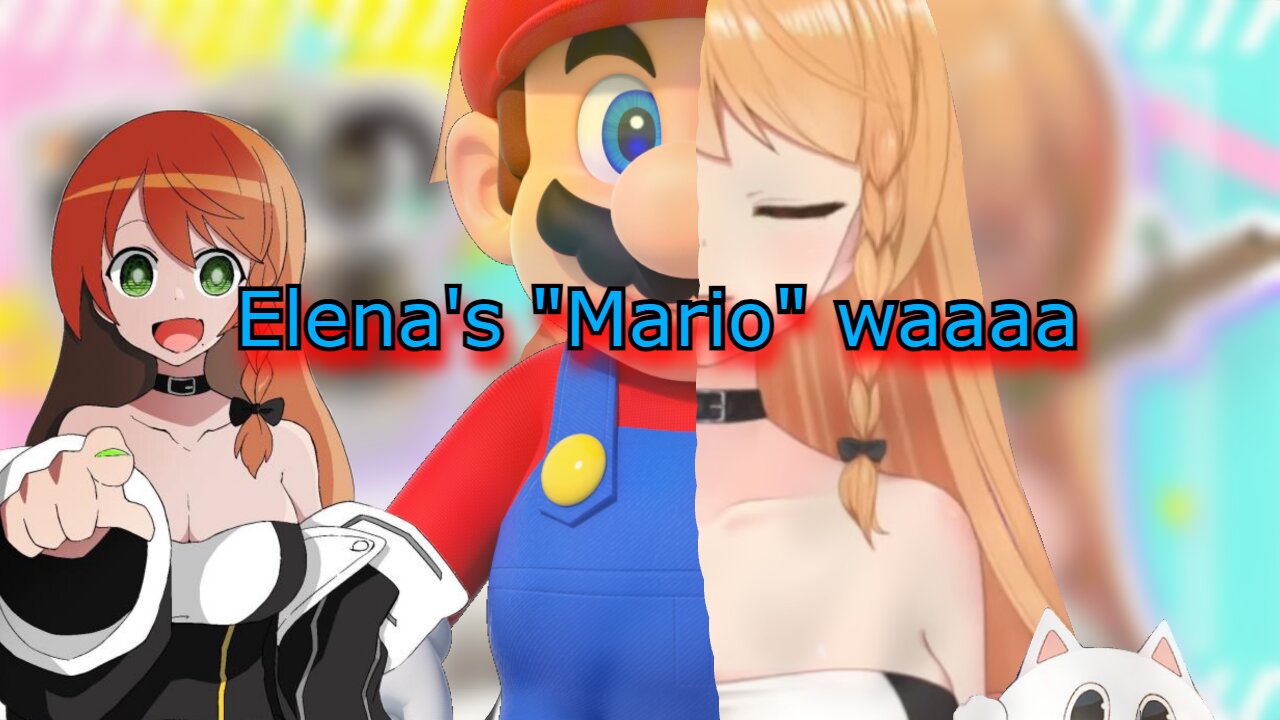 Vtuber Elena yunagi's waa sounds like mario's [ENG SUB]