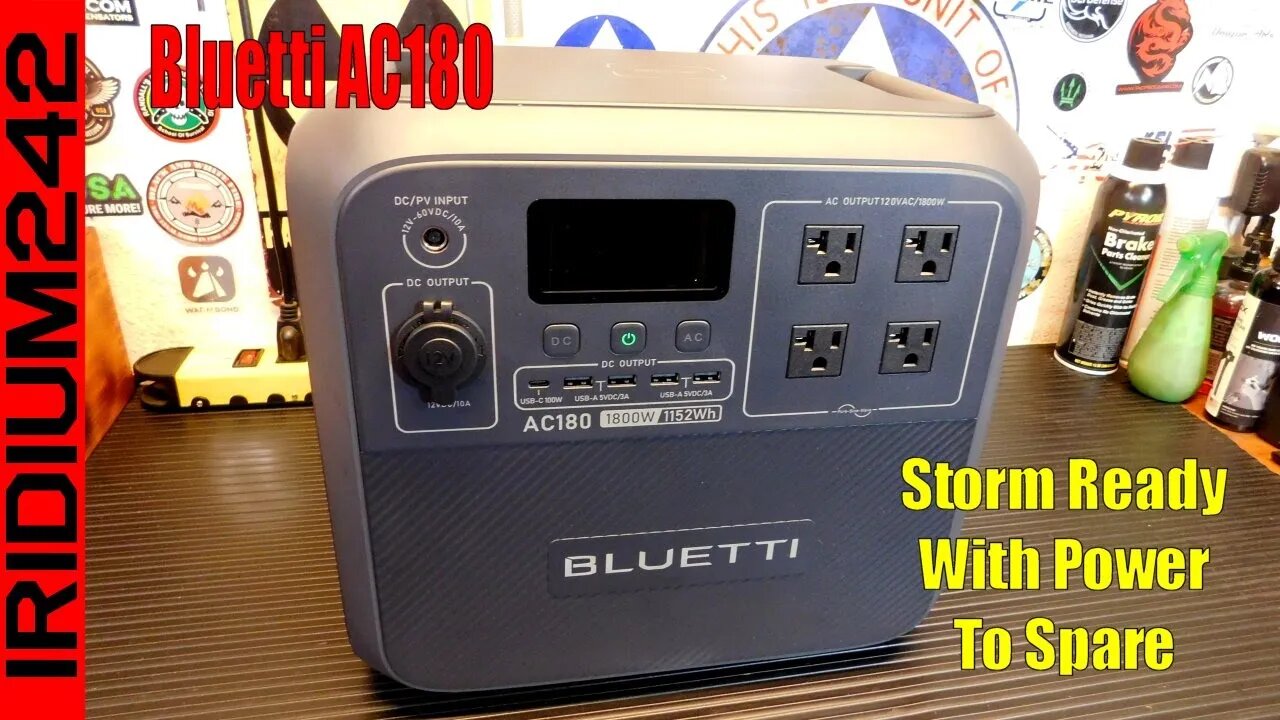 Revolutionize Your Power Source - Bluetti AC180 1800w LiFePO4 Power Station!