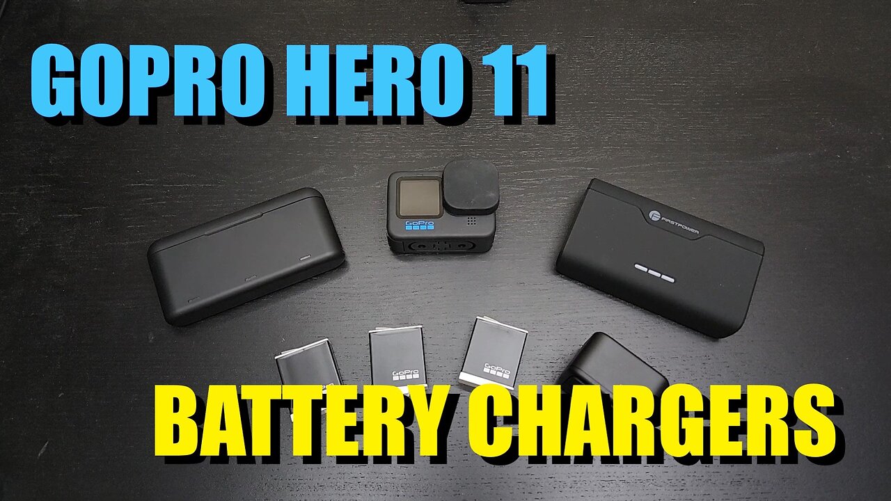 GoPro Hero 11 Battery Chargers - Jeebel Camp + FirstPower + Official Enduro