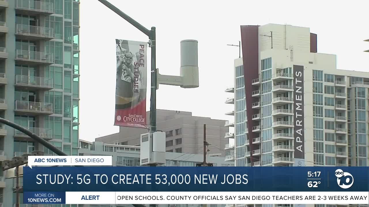 Study: 5G to lead to 52,000 new San Diego jobs by 2030