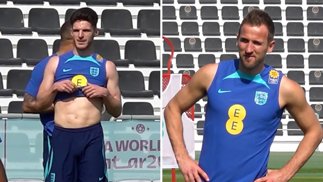 England train ahead of Iran World Cup opener | James Maddison misses session AGAIN