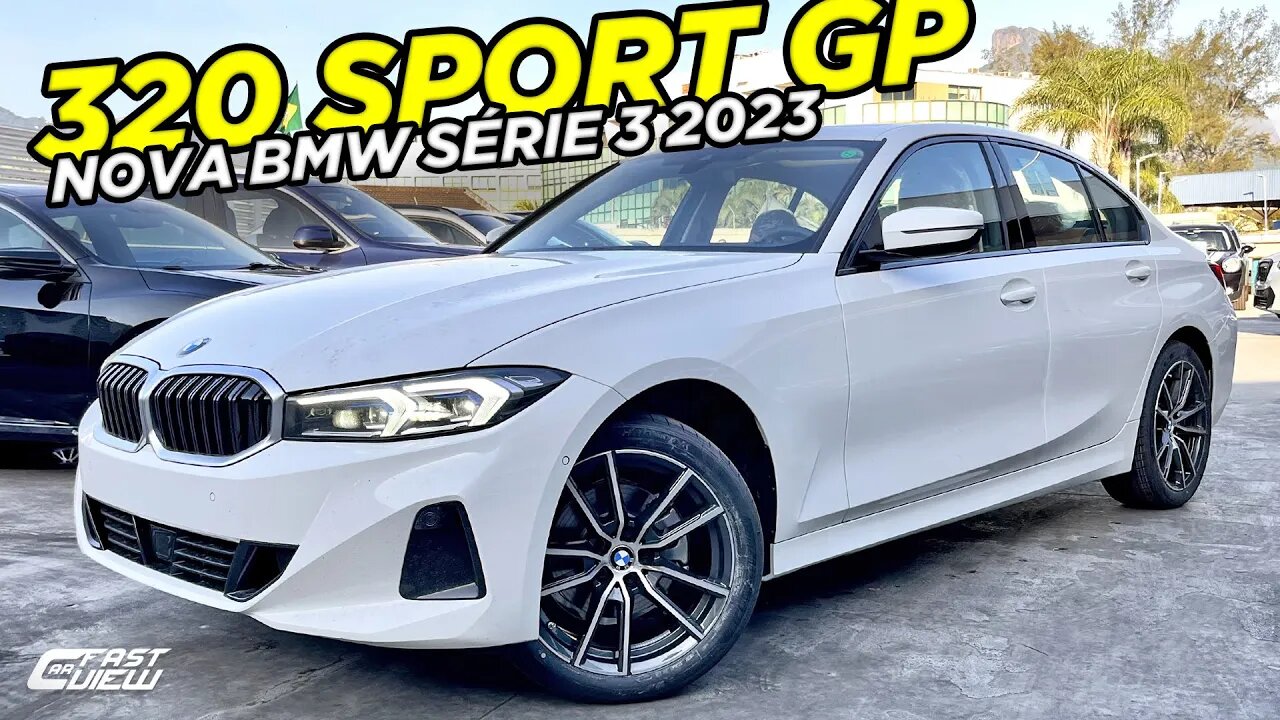 NOVA BMW SÉRIE 3 320I SPORT GP 2023 COM PAINEL E MULTIMÍDIA INCRÍVEIS VAI MATAR A NOVA C200