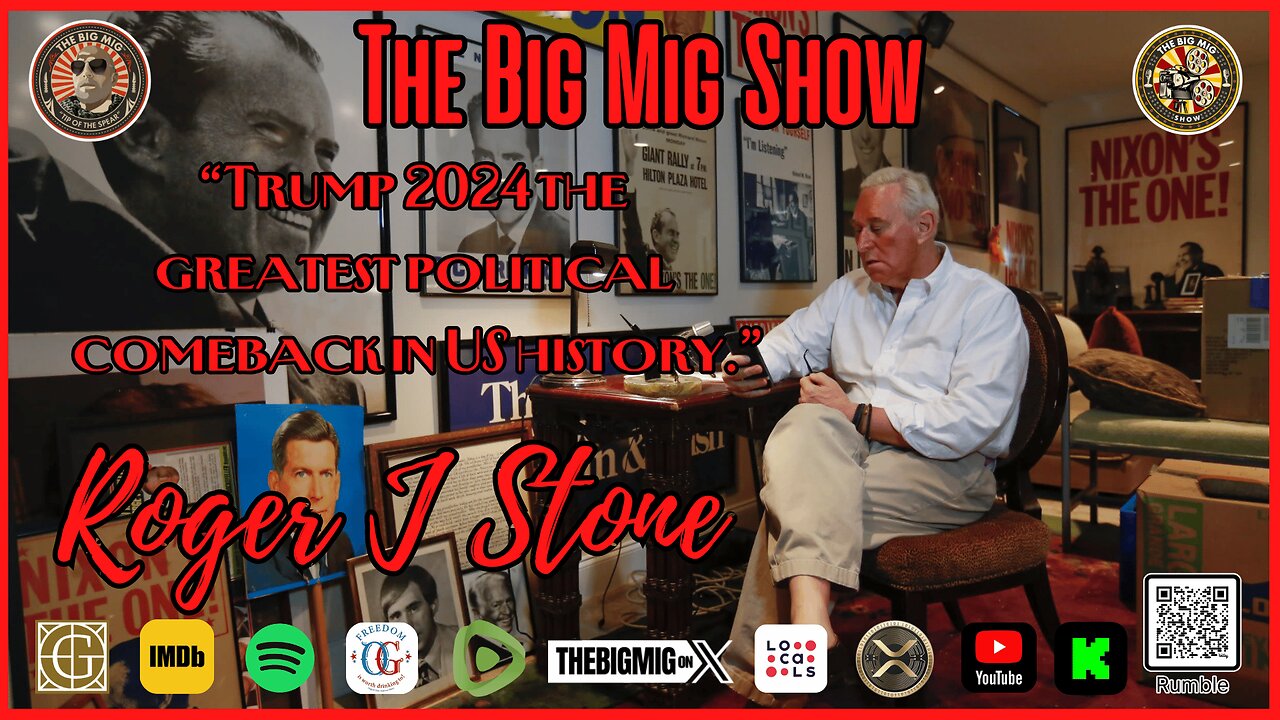 Roger Stone, “Trump 2024 The Greatest Political Comeback in U.S. History” |EP416