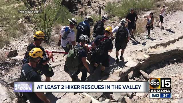 Two mountain rescues in Valley as temperatures drop