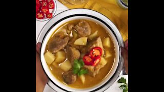 Pork in Green Sauce with Potatoes