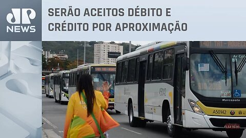 Câmara do RJ promulga lei que autoriza ônibus municipais a aceitarem pagamento por cartão