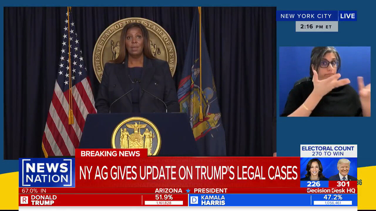 Vindictive Letitia James Conducts A DISGRACEFUL Presser Promising She Will Still Pursue Donald Trump