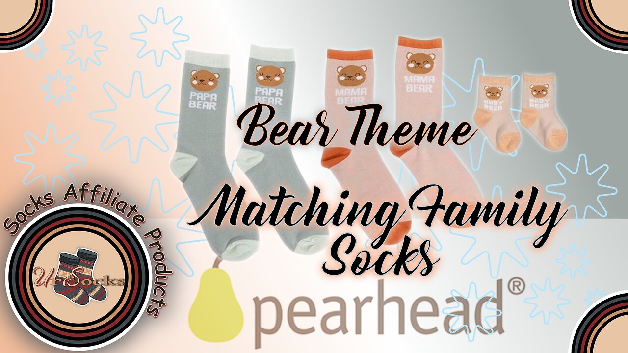 👨‍👩‍👧 Matching Family Socks Set 🧦 | Papa Bear, Mama Bear & Baby Bear 🐻 | Cozy & Cute! 💕