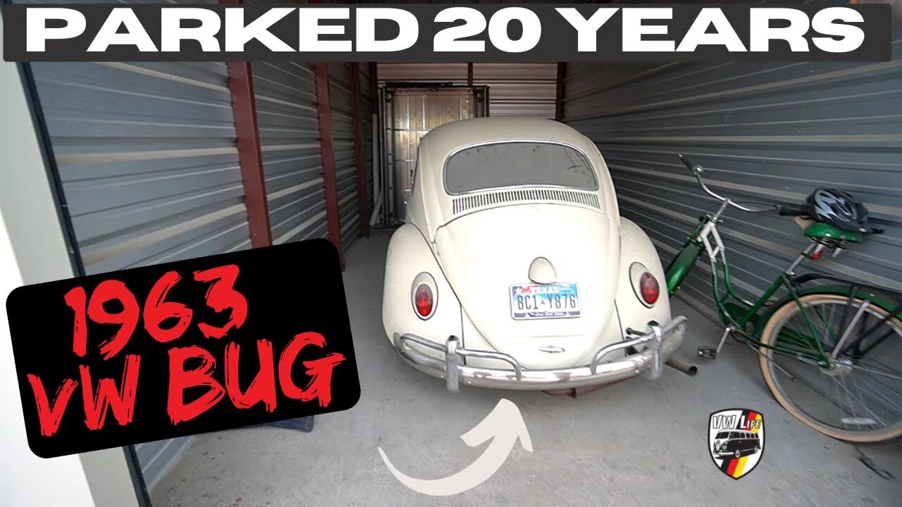 Rescuing a 1963 beetle that’s been Parked for 20 Years!