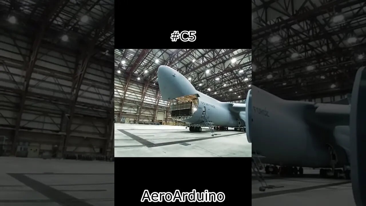 Funny Massive #C5 Giant Nose Door Cycle #Aviation #Fly #Cargo #AeroArduino