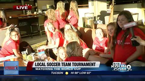 Local girls soccer team returns from regionals, watch World Cup game