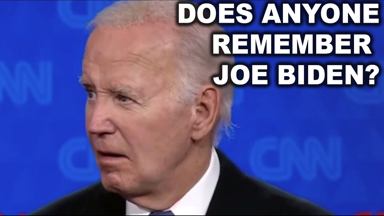 Does Anyone Remember That Guy Joe Biden?