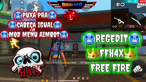 FFH4X PUXA PRA CABEÇA 😈 REGEDIT MOBILE ATUALIZADA NO RECOIL AIMFOV IGUAL MOD MENU AIMBOT