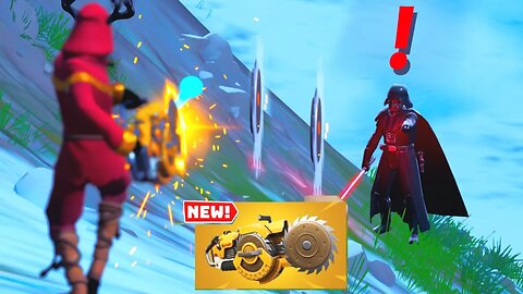 BOSS Darth Vader VS New Ripsaw Launcher - Fortnite