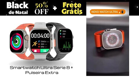 Smartwatch Ultra Serie 8 + Pulseira Extra