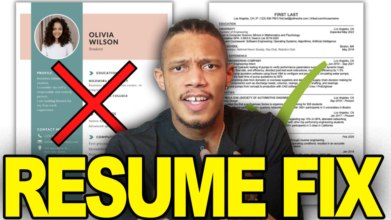 How To DRASTICALLY Improve Your Resume! Before & After