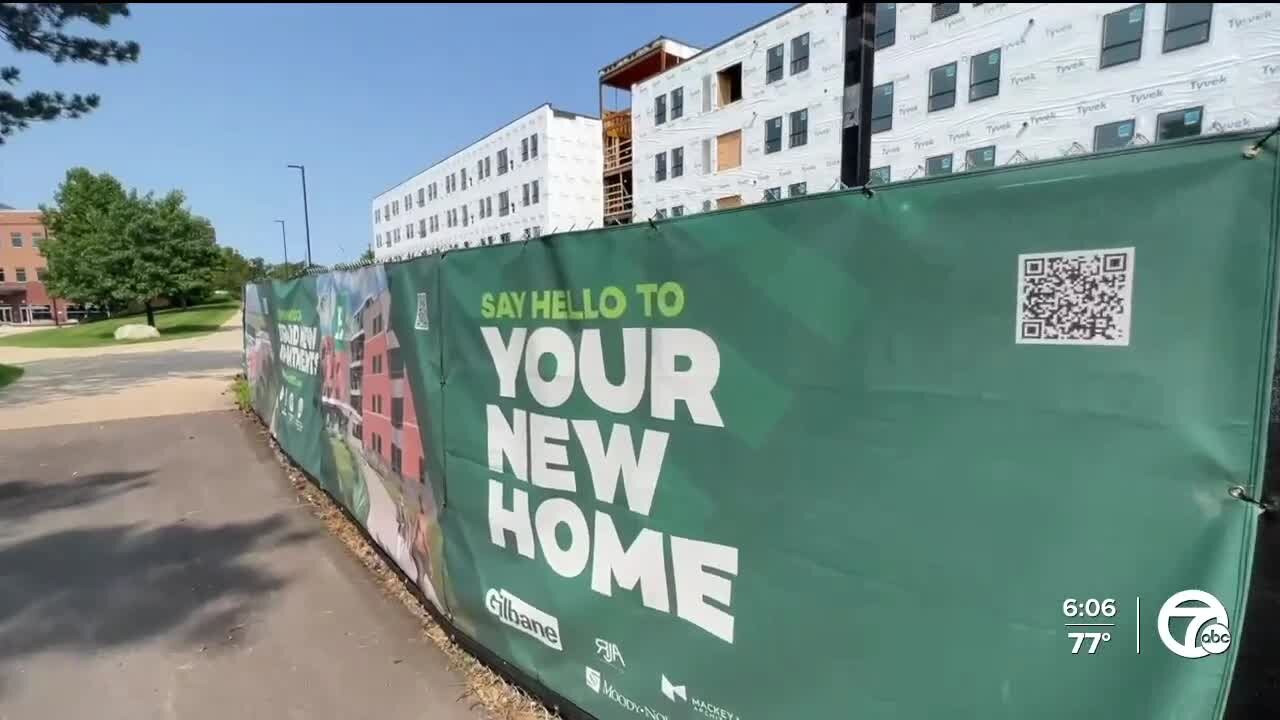 Eastern Michigan University gives sneak peek of new residence halls for upperclassmen