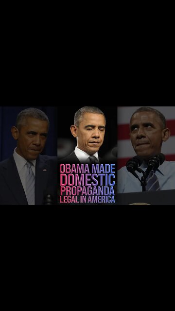Obama Legalized Domestic Propaganda?! 🤯 #shorts