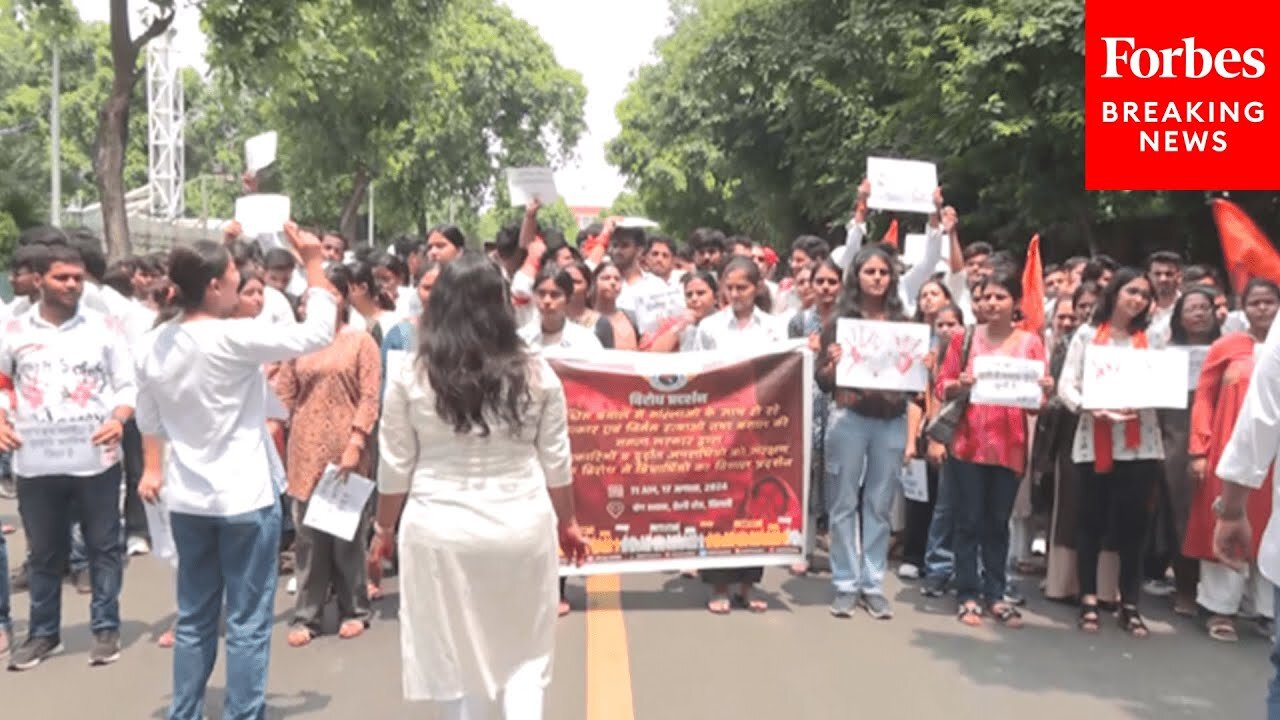 Medical Workers In India Gather In Protest Following Trainee Medic's Rape And Murder