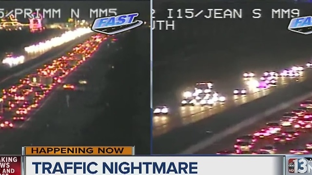 Troopers warn drivers of heavy traffic near Primm