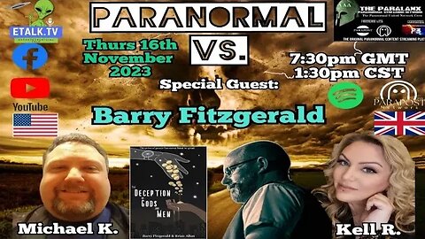 Paranormal Vs.: Episode Twenty-Six with Barry Fitzgerald