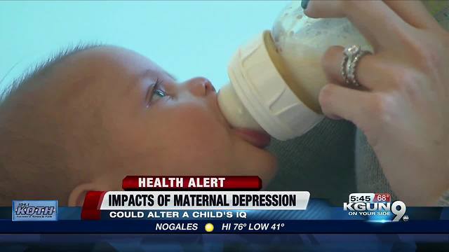 Maternal depression ‘can harm child’s IQ’