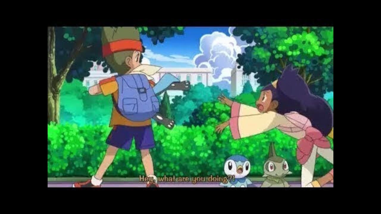 Pokemon Best Wishes: Iris can’t keep her hands to herself (JP)