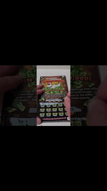 Winner Chicken Dinner Lottery Tickets! #lottery
