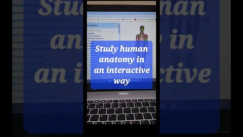Study human anatomy in an interactive way #shorts #youtubeshorts