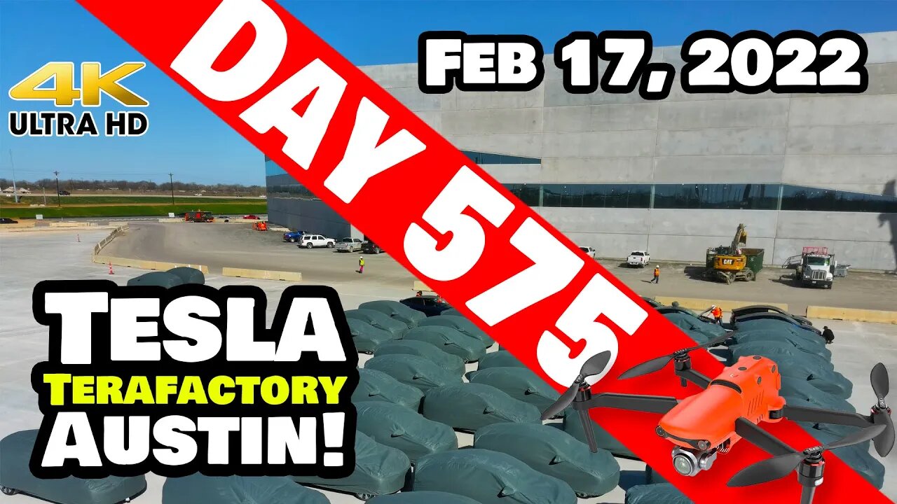 PRODUCTION MODEL Ys COMING OUT OF GIGA TEXAS! - Tesla Gigafactory Austin 4K Day 575 - 2/17/22