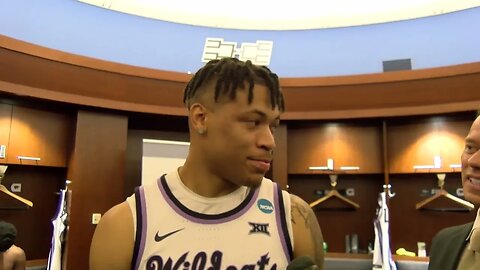 Kansas State Basketball | Keyontae Johnson Postgame Interview | K-State 98, Michigan State 93