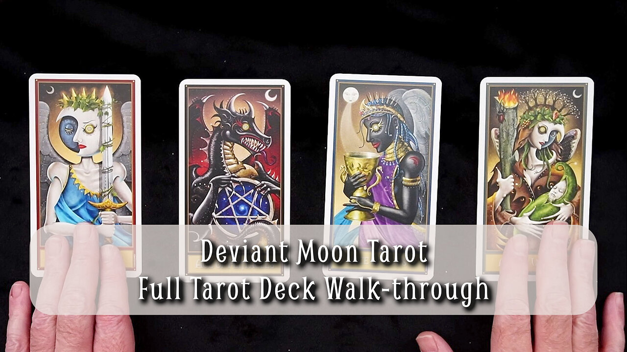 Deviant Moon Tarot Deck Review & Flip Through & Daily Tarot Card Reading