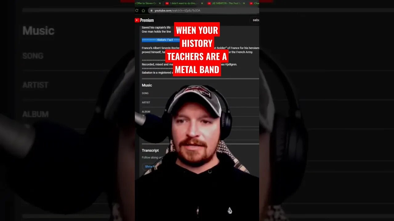 WHEN YOUR HISTORY TEACHERS ARE A METAL BAND