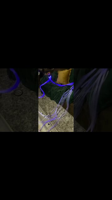 Tyler installing 860 strand fiber optic starlight kit in the headliner of his ford 250 super duty