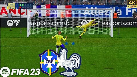 FIFA 23 | INACREDITÁVEL !! BRASIL X FRANÇA | PENALTIS 4K