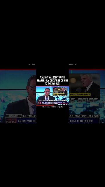 Valiant Valedictorian Fearlessly Declares Christ to the World!