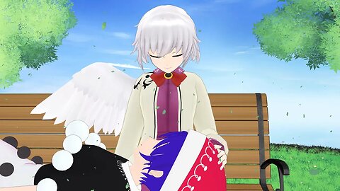 [Touhou MMD] Sagume Lap Pillow