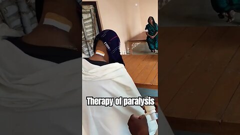 therapy of paralysis in village by village doctor #shortvideos #viral #shots #satisfying #dance