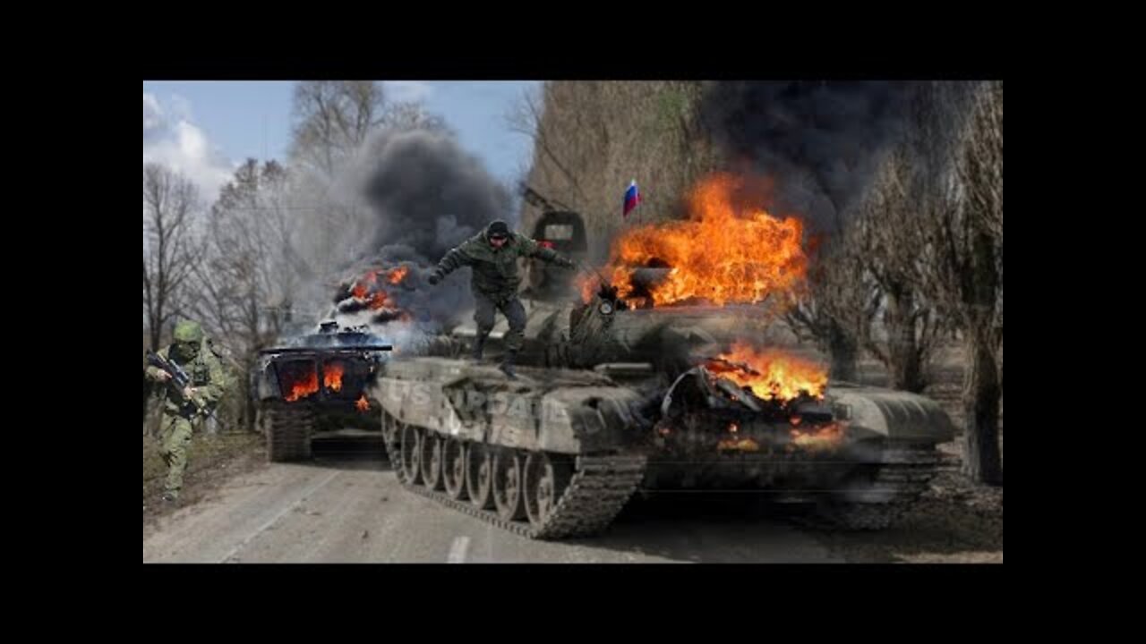 T-72 main battle Tanks Russia Destroyed by Ukraine as Russian soldiers retreated from Kyiv