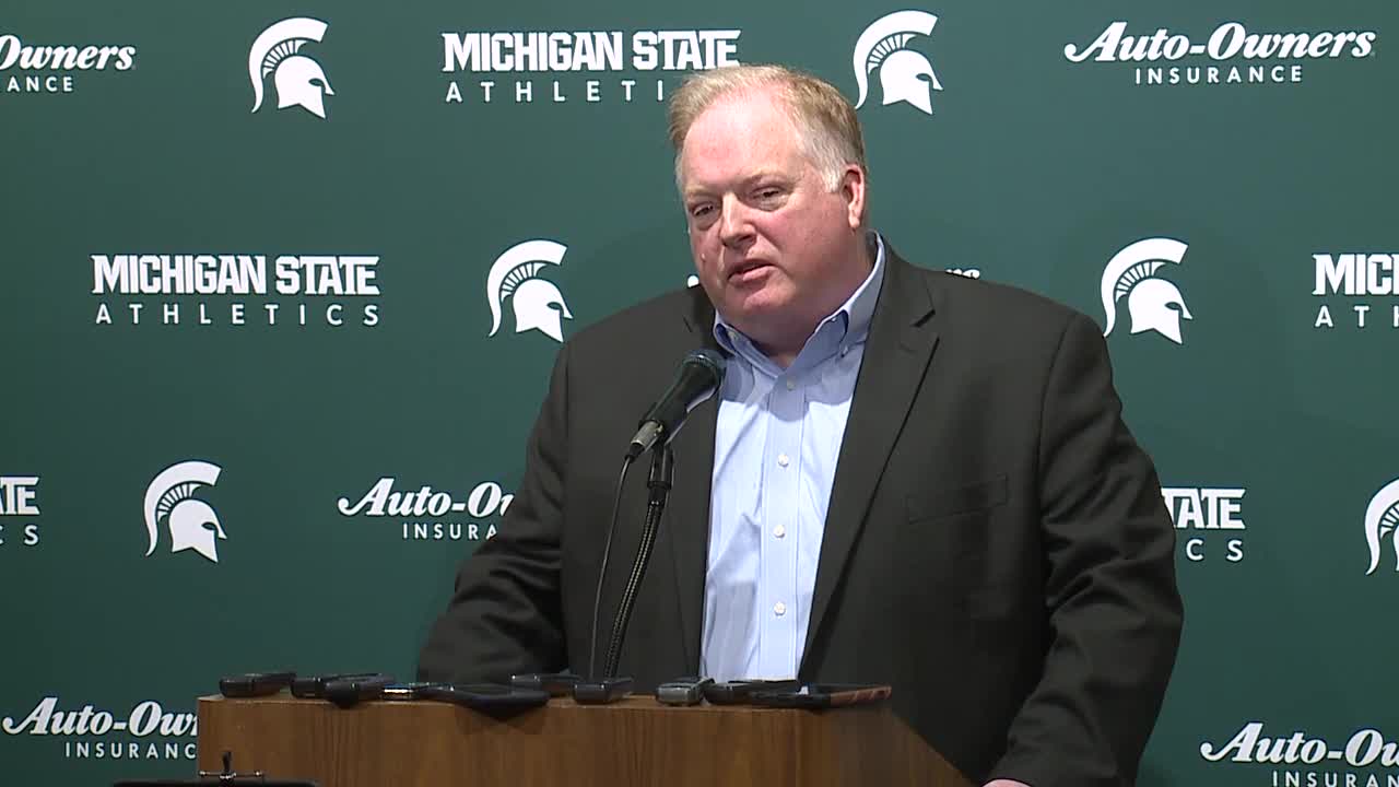 MSU AD Bill Beekman addresses Dantonio retirement