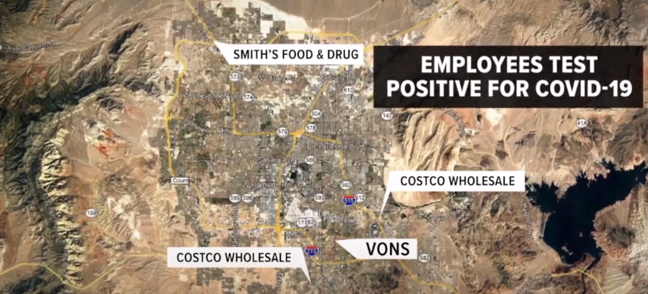 Multiple Vegas stores report COVID-19 positive tests