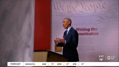Obama at DNC: ‘Trump hasn’t grown into the job’