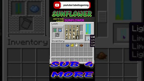 Sunflower Banner | Minecraft