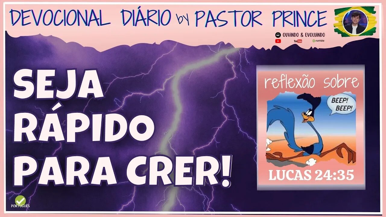 RÁPIDO, CREIA! | Pastor Joseph Prince | DEVOCIONAL para meditação