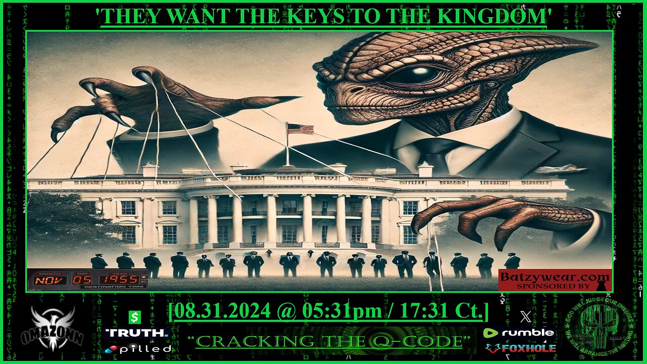"CRACKING THE Q-CODE" - 'THEY WANT THE KEYS TO THE KINGDOM'