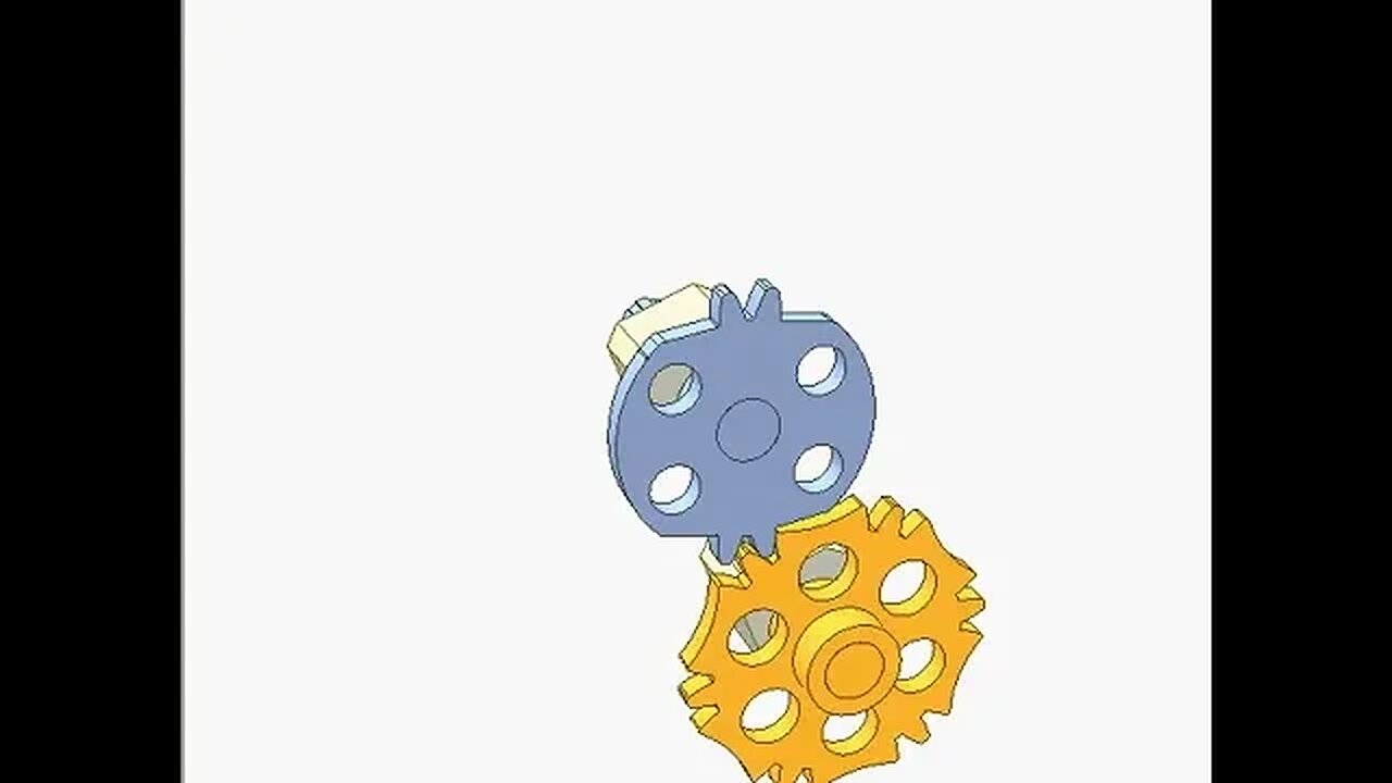 2408 Transmission with teeth uncompleted gears 19c