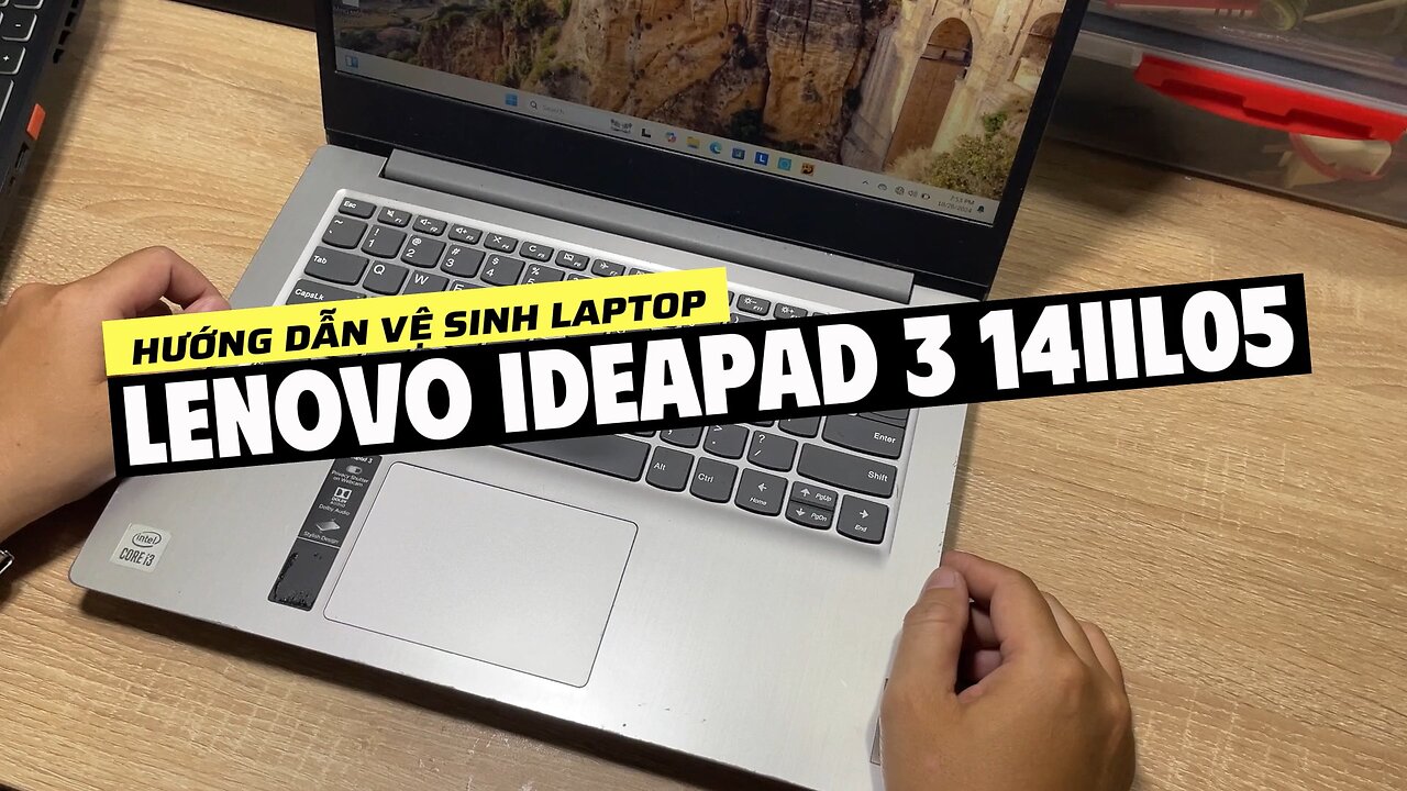 Laptop Lenovo Ideapad Slim 3 14IIL05 Disassembly